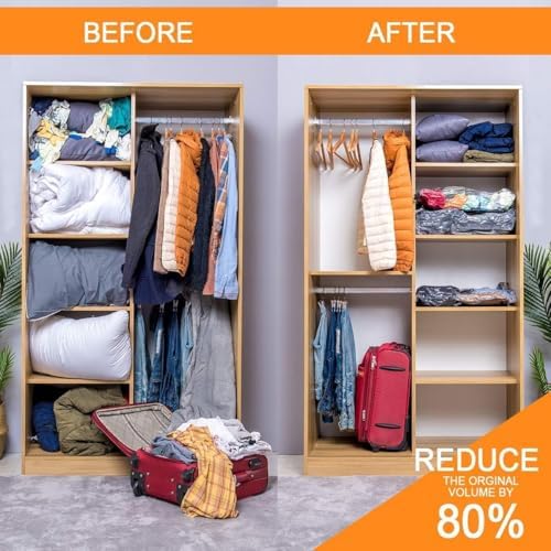 GONGSHI Vacuum Storage Bags for Clothing, 36-Piece Set - Image 4
