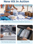 Bagsmart Compression Packing Cubes, Travel Bag Cruise Ship Essentials - Image 3