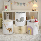 Baby Hamper Extra Large Nursery Hamper, 58L Kids Toys Basket Laundry Basket - Image 7