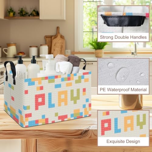 Rectangular Building block Storage Basket - Image 7