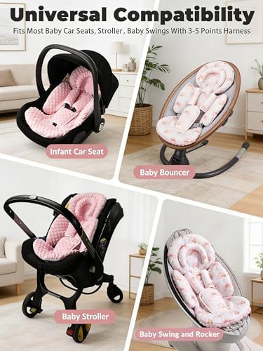 TinlyFinly Infant Car Seat Insert - Image 4