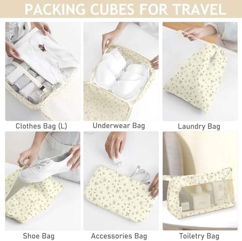 KPX 8 Set Packing Cubes for Travel, Luggage Packing Organizers Accessories - Image 4