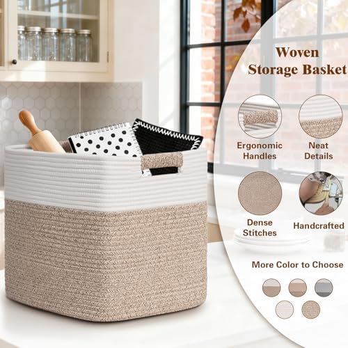 15×13 Inch Storage Cubes, 3 Pack Cube Storage Bins - Image 4