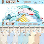Baby Closet Dividers 8PCS, Western Cowboy Theme Wooden Double-Sided Clothes - Image 5
