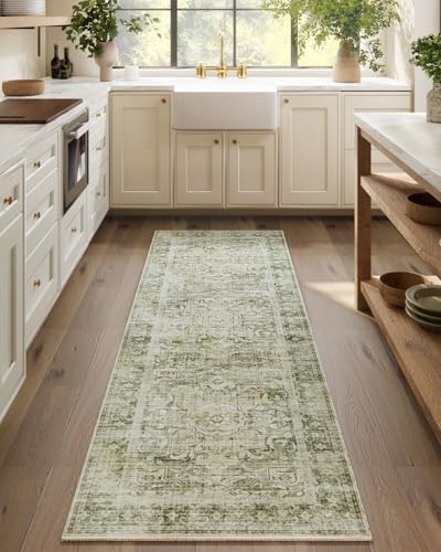 Hallway Runner Rug Non Slip: 2'6"x8' Washable Kitchen Rugs Carpet Runner by palohom