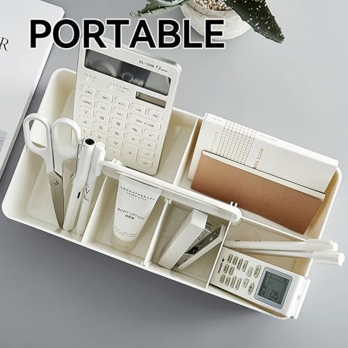 dinrgo Bath caddy for baby, Bathroom Makeup organizer Countertop - Image 5