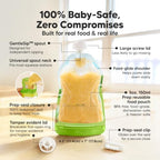 12-Pack Reusable Baby Food Pouches Refillable - Image 3