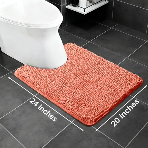 Yeaban Toilet Rugs U-Shape 20"x24" - Image 2