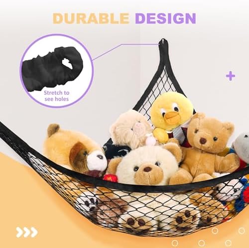 Lazebox Stuffed Animal Net Hammock - Image 5