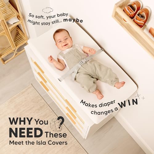 2-Pack Baby Changing Pad Cover for Girl - Image 2