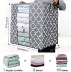 Storage Bags 4 Pack 100L Clothes Organization and Storage Containers - Image 2