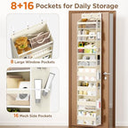 Mefirt Over The Door Organizer, 8 Shelf Door Hanging Organizers - Image 4