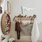 Kids Playroom Nursery Wall Decor Silly Goose Pennant Banner Flags - Image 3