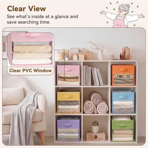 GRANNY SAYS 11x11 Storage Cube, Fabric Storage Bins - Image 4