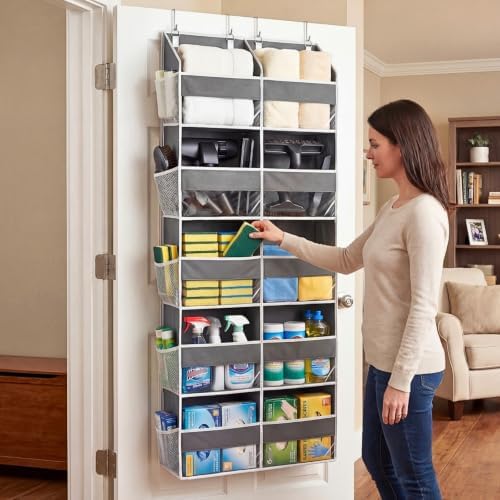 Ofiray-home 5-Tier Over Door Organizer, 10-Compartment Wide Storage Rack - Image 6