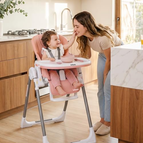 INFANS High Chair for Babies and Toddlers, Foldable Highchair - Image 6