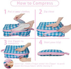 6 Pcs Compression Packing Cubes, Packing Cubes - Image 3