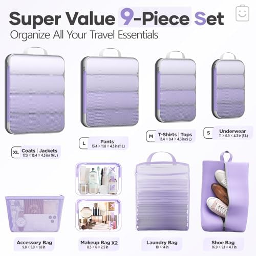 Veken 9/11 Set Compression Packing Cubes - Image 2