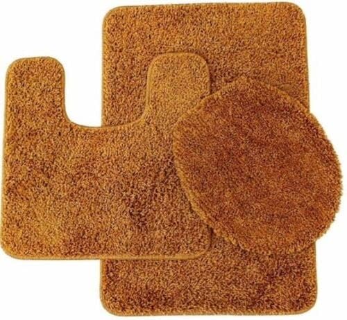 #6 Bath Mat, Contour Mat, and Lid Cover, by Unknown
