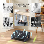 CasaZenith Foot Rest, Six Heights Adjustable Foot Rest Under Desk at Work - Image 6