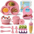 Silicone Baby Feeding Set, Miicasa Baby Led Weaning Supplies Kit by MIICASA