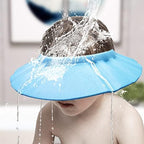 Baby Shower Cap Soft Adjustable Baby Bath Head Cap Visor - Image 4