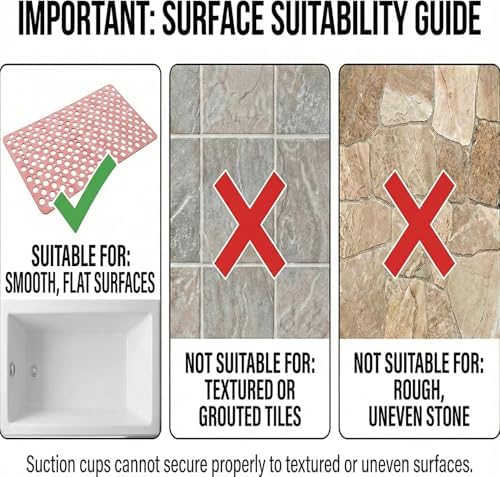 Nonslip Bathtub Mat Extra Soft TPE Bath Mat - Image 3