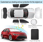 TINGLU Window Shades for Toyota Corolla Hatchback 2020-2026 Accessories Side - Image 3