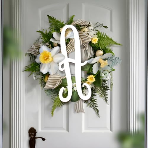 Wooden Letters 12 Inch for Wall Decor Large Cursive Wood Monogram Letters Z - Image 3