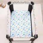 david's kids 3 Pack Mini Crib Sheets, Soft Breathable Premium Pack N Play Sheets - Image 3