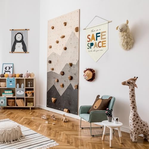 Therapy Office Decor, Safe Space Sign Pennant Hanger Banner - Image 4