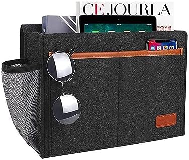 Bedside Caddy, Felt Bedside Storage Organizer, Hanging Storage by KAKKOII