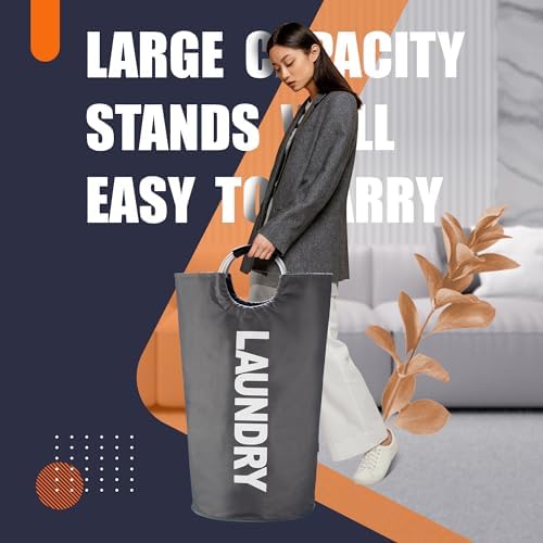 Caroeas 125L Laundry Basket, Large Laundry Hamper, Laundry Bag - Image 2