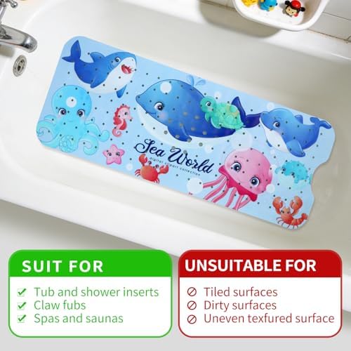 Bath Tub Shower Mat Non Slip Kids Bathtub Mat Anti Slip Baby Bath Mat - Image 7