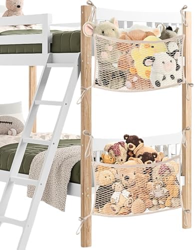 2 Pack Stuffed Animal Storage Net by Ofiray-home