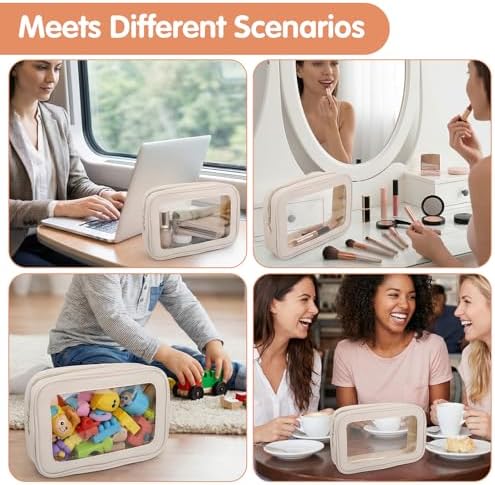 5PCS Diaper Bag Organizer Pouch Set Waterproof Travel Makeup Bag - Image 5