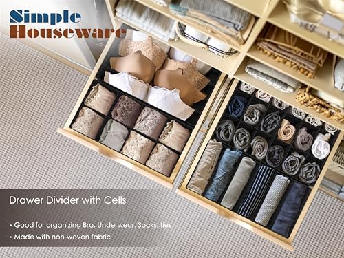 Simple Houseware Closet Underwear Organizer Drawer Divider Assorted 7 pcs - Image 4