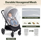 Orzbow Baby Mosquito Net for Stroller, Universal Fit, Breathable - Image 3