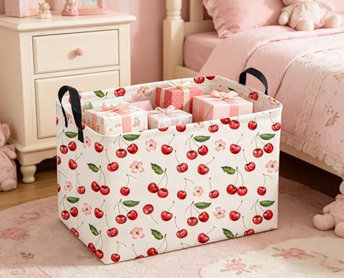 Sanjiaofeng Rectangular Kids Baskets, Kids Storage Bins, Collapsible Storage - Image 2