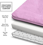Clara Clark Bathroom Rugs, Velvet Memory Foam Bath Mat, Machine Washable Bath - Image 6