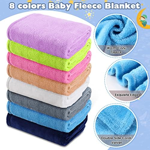 Reginary 8 Pcs Fuzzy Baby Blankets Bulk - Image 2
