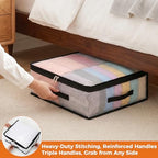 5Pcs Clear Storage Bags With Zippers & Handles Blanket Storage Bags - Image 4