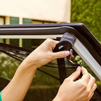 Munchkin Brica Magnetic Stretch-to-Fit Car Window Shades, 1 Pack - Image 4
