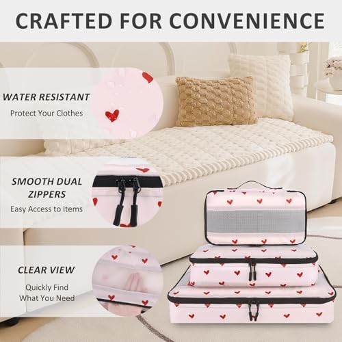 U+U 5 Set Packing Cubes, Travel Organizers - Image 2