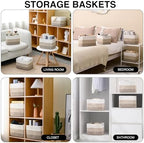 ICERZCZ Shelf Baskets for Organizing, Storage Baskets for Shelves, Woven - Image 4