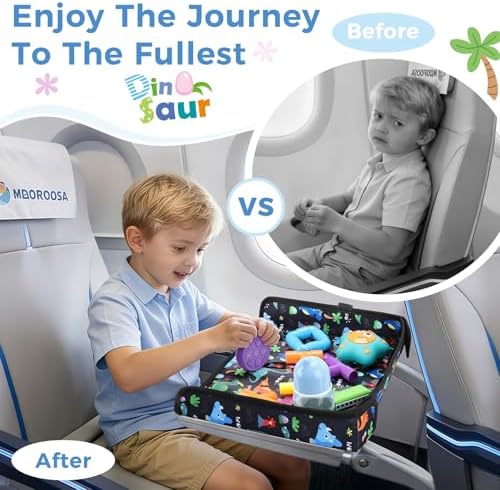 COOLBEBE Airplane Tray Table Cover, Foldable Travel Tray Cover - Image 5
