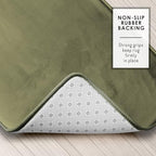 Clara Clark 2 Piece Bathroom Rugs, Velvet Memory Foam Bath Mat Set, Non-Slip - Image 4