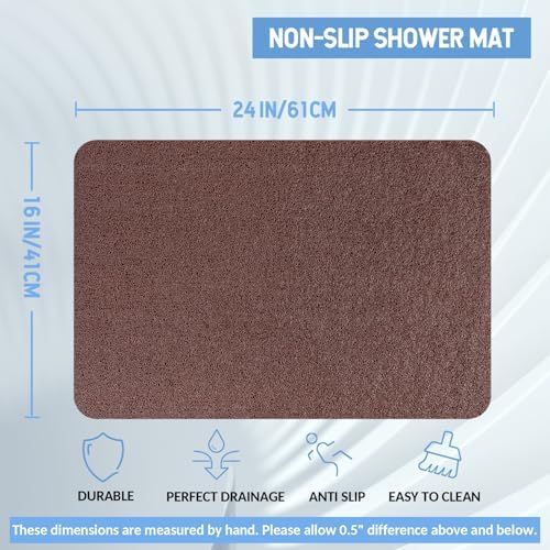 Hargiis Non-Slip Bathtub Mat, Anti Slip Shower Mat, Fast Drying Bathtub Mats - Image 2
