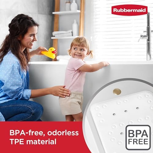 Rubbermaid Soft Foam Tub Mat, Non-Slip Bath Mat - Image 2