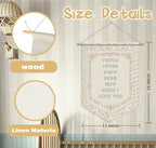 You'll Never Know Dear How Much I Love You Decor Wall Banner Flag - Image 7